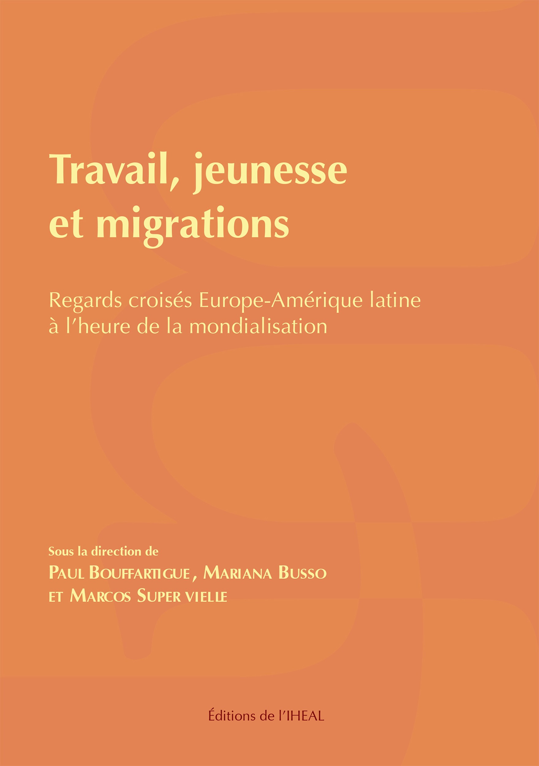 Couverture ebook de Travail, jeunesse et migrations, de