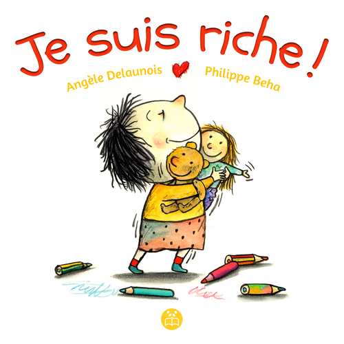 Couverture ebook de Je suis riche, de Angèle Delaunois