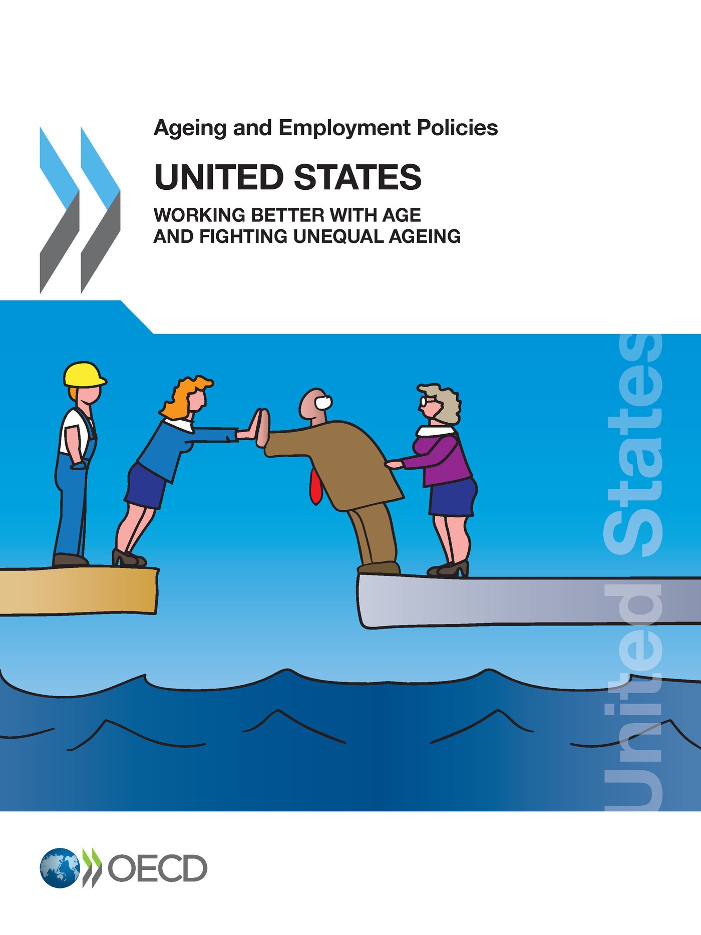 Couverture ebook de Ageing and Employment Policies: United States 2018, de Collectif