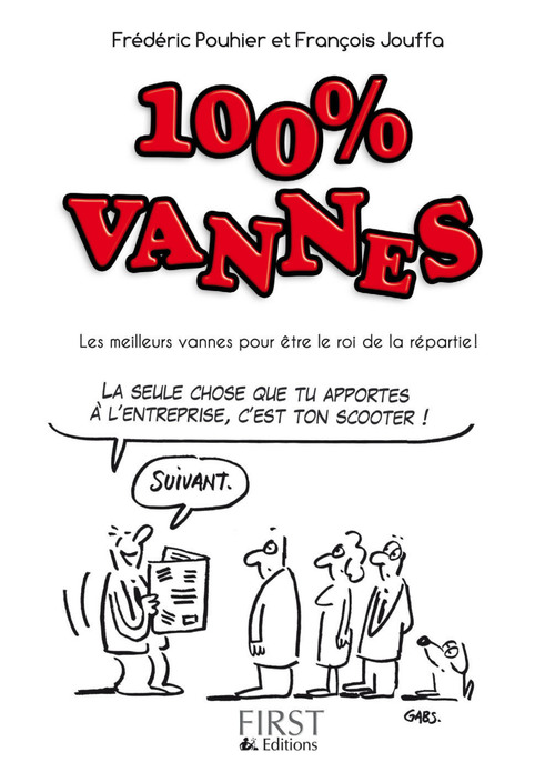 Couverture ebook de Le petit livre de - 100% vannes, de Frédéric Pouhier