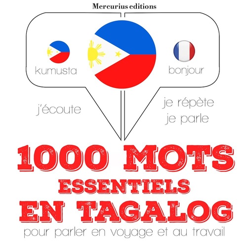 audiobook cover of 1000 mots essentiels en tagalog, by Jm Gardner