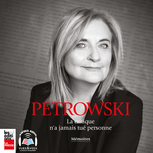 Couverture audiobook de La critique n'a jamais tué personne, de Petrowski Nathalie
