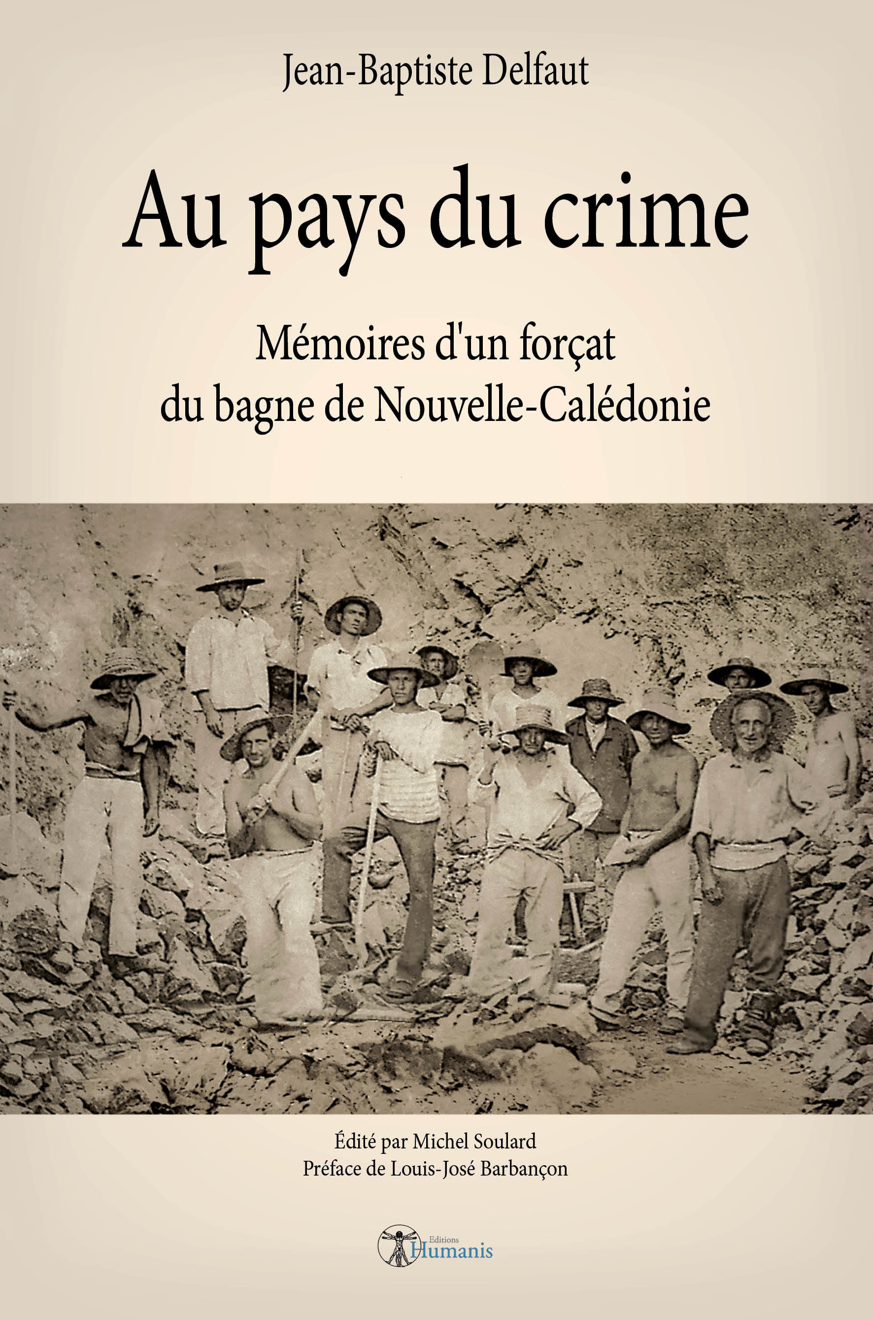 Couverture ebook de Au pays du crime, de Jean-Baptiste Delfaut
