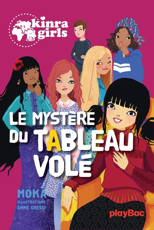Couverture ebook de Kinra Girls - Le mystère du tableau volé - Tome 23, de Moka