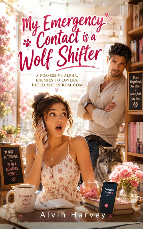 Couverture ebook de My Emergency Contact is a Wolf Shifter, de Alvin Harvey