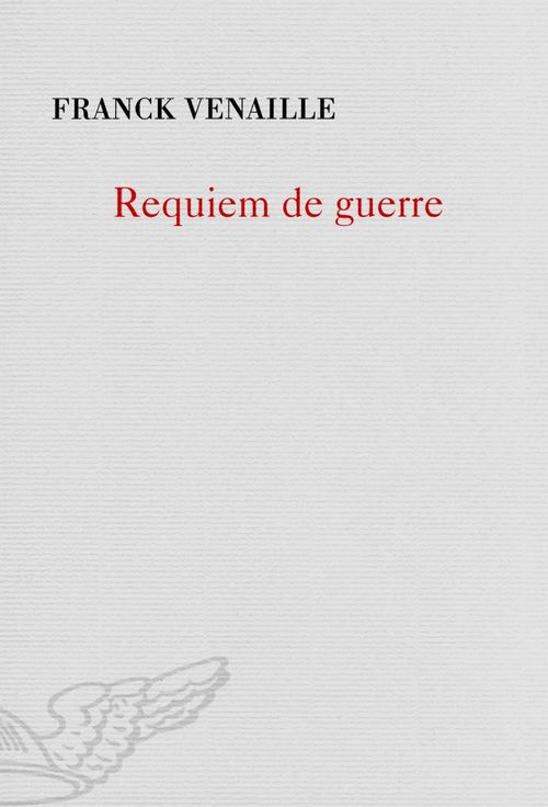 ebook cover of Requiem de guerre, by Franck Venaille