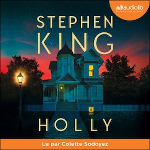 audiobook cover of Holly, by Stephen King