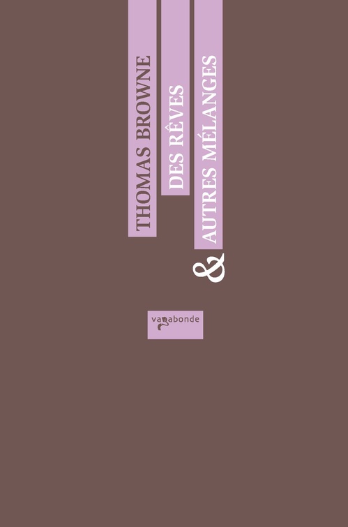 Couverture ebook de Des Rêves & autres mélanges, de Thomas Browne