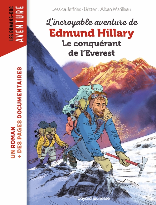 ebook cover of L'incroyable aventure d'Edmund Hillary, le conquérant de l'Everest, by Jessica Jeffries-britten, Alban Marilleau