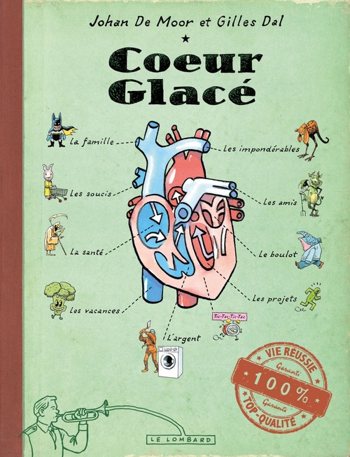ebook cover of Coeur glacé, by Gilles Dal, Johan De moor