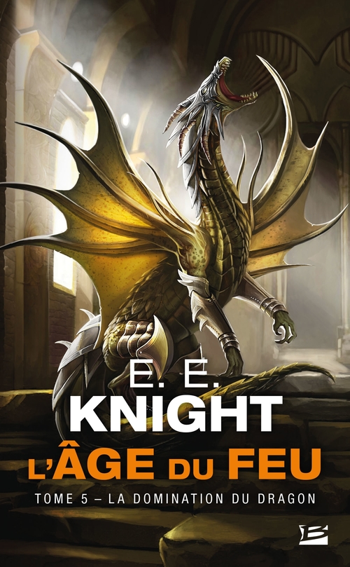 Couverture ebook de L'Âge du feu, T5 : La Domination du dragon, de E. e. Knight