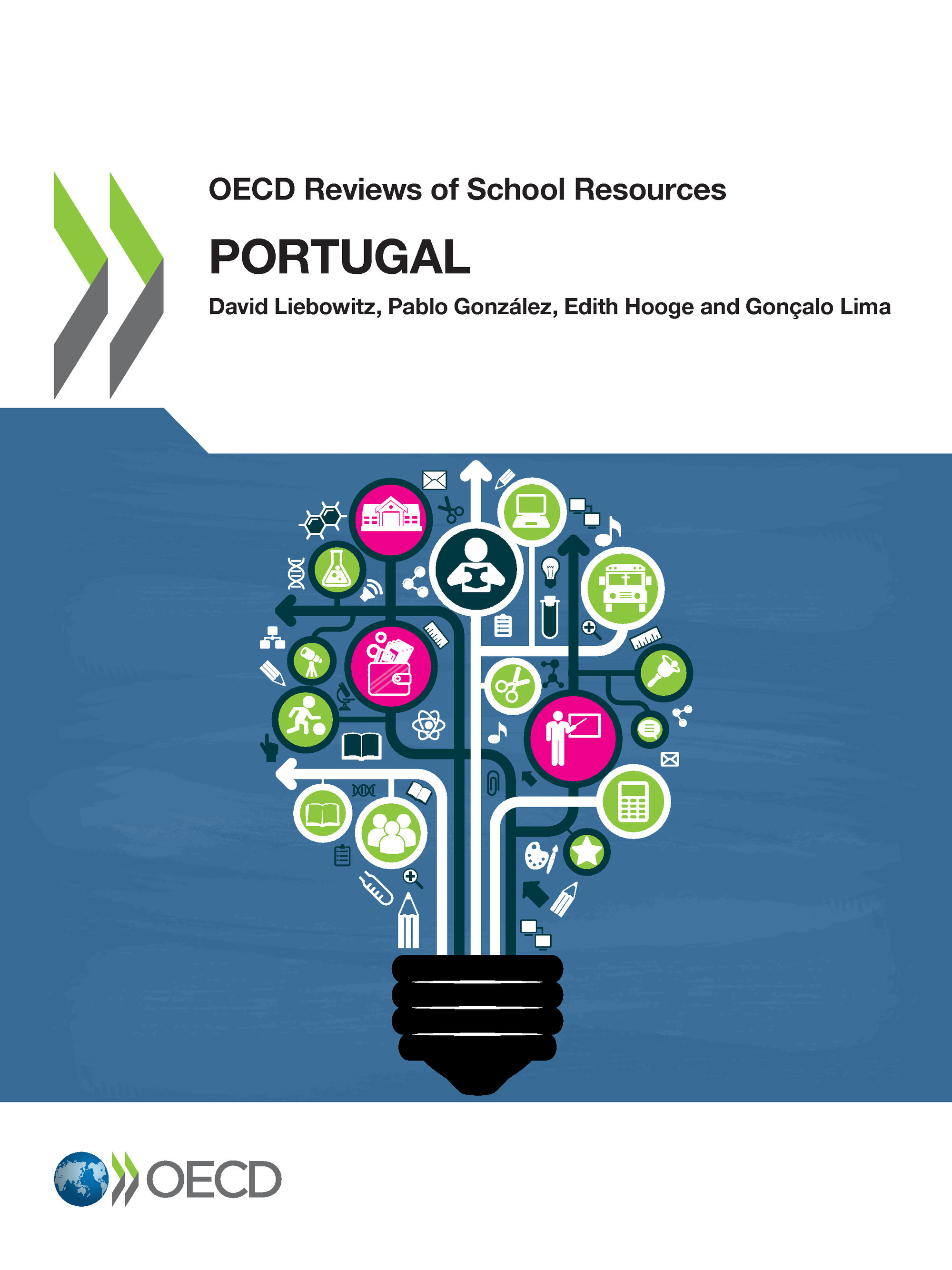 Couverture ebook de OECD Reviews of School Resources: Portugal 2018, de Collectif