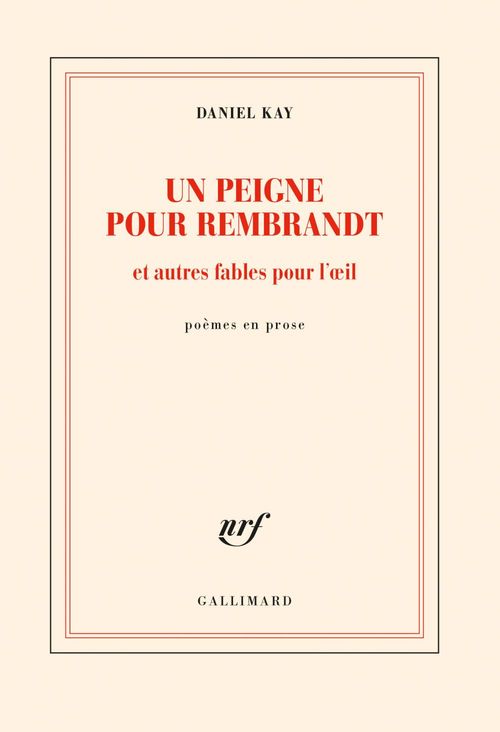 Couverture ebook de Un peigne pour Rembrandt et autres fables pour l´oeil, de Daniel Kay