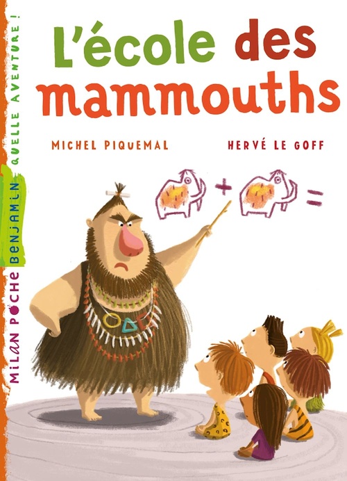 Couverture ebook de L'école des mammouths, de Michel Piquemal