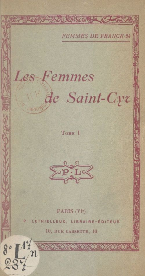 Couverture ebook de Les femmes de Saint-Cyr (1), de G. De Reans