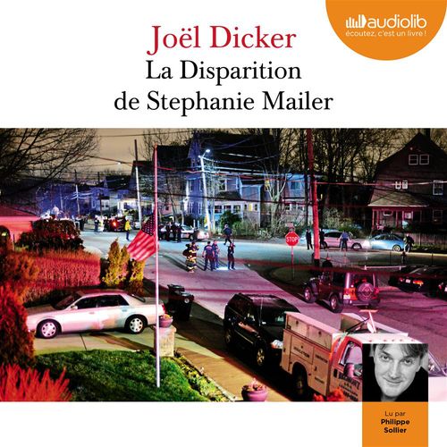 audiobook cover of La Disparition de Stephanie Mailer, by Joël Dicker