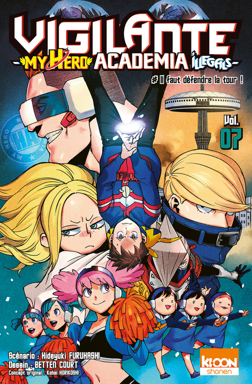 Couverture ebook de Vigilante - My Hero Academia Illegals T07, de Kohei Horikoshi, Hideyuki Furuhashi, Betten Court