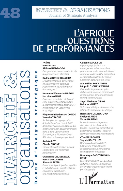 ebook cover of L'Afrique questions de performances, by