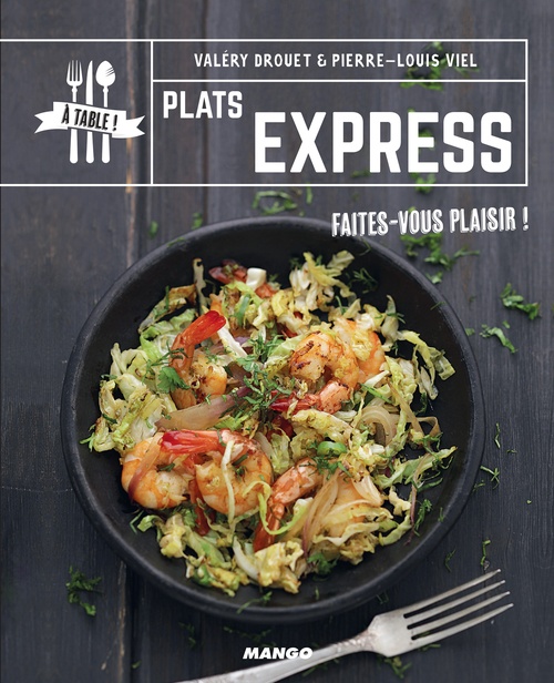 Couverture ebook de Plats express, de Valéry Drouet