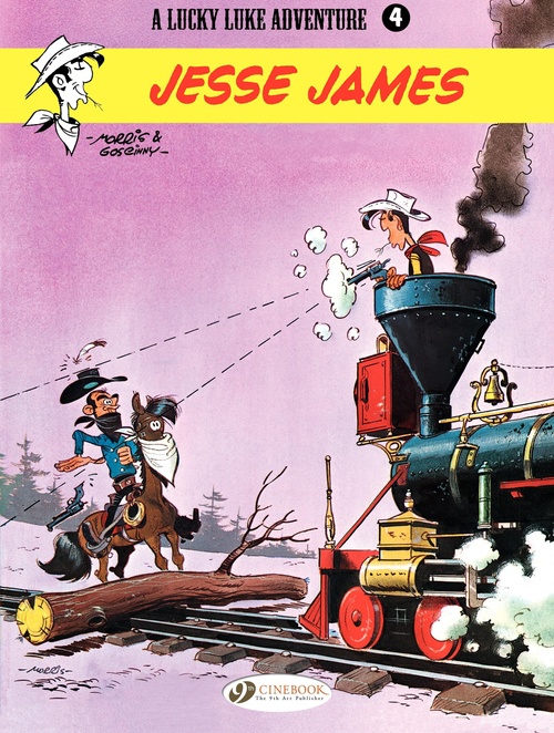 ebook cover of Lucky Luke - Volume 4 - Jesse James, by René Goscinny, Morris