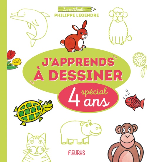 Couverture ebook de J´apprends à dessiner - Spécial 4 ans, de Philippe Legendre