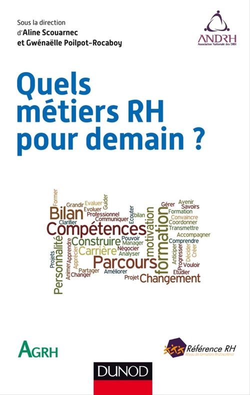 Couverture ebook de Quels métiers RH pour demain ?, de Gwénaëlle Poilpot-Rocaboy, Aline Scouarnec