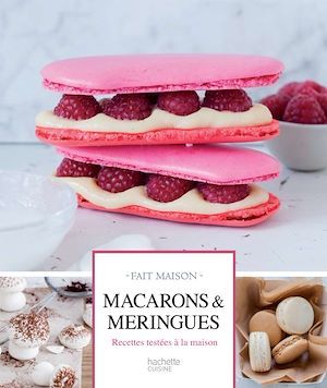 Couverture ebook de Macarons et meringues, de Sandra Pascual