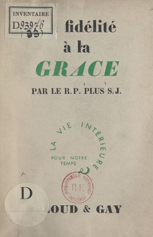 ebook cover of La fidélité à la Grâce, by Raoul Plus