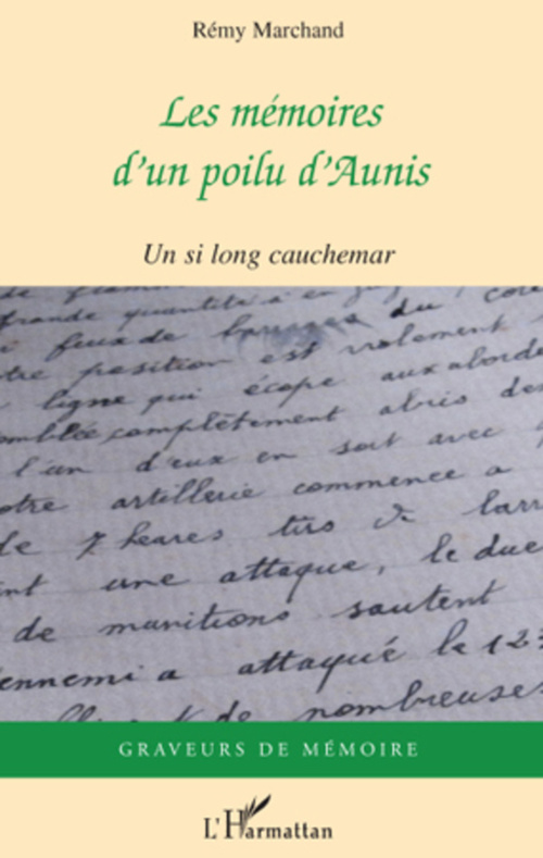 Couverture ebook de Les mémoires d'un poilu d'Aunis, de Rémy Marchand