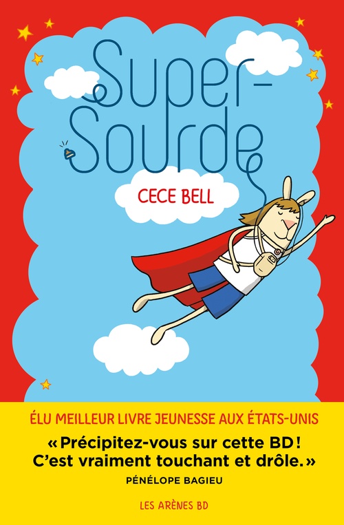 ebook cover of Super-Sourde, by Cece Bell, Helene Dauniol-Remaud