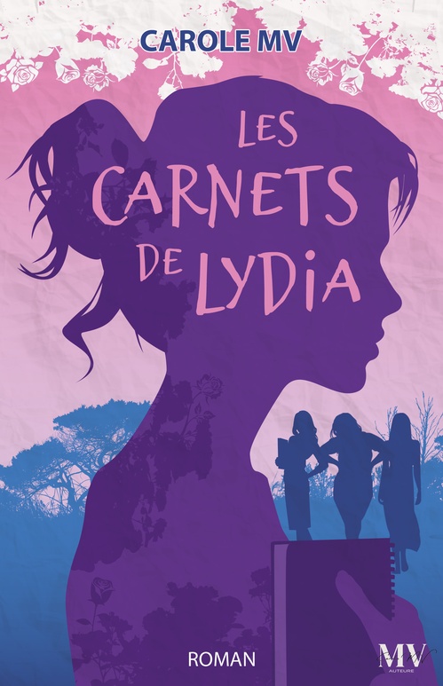 Couverture ebook de Les Carnets de Lydia, de Carole Mv