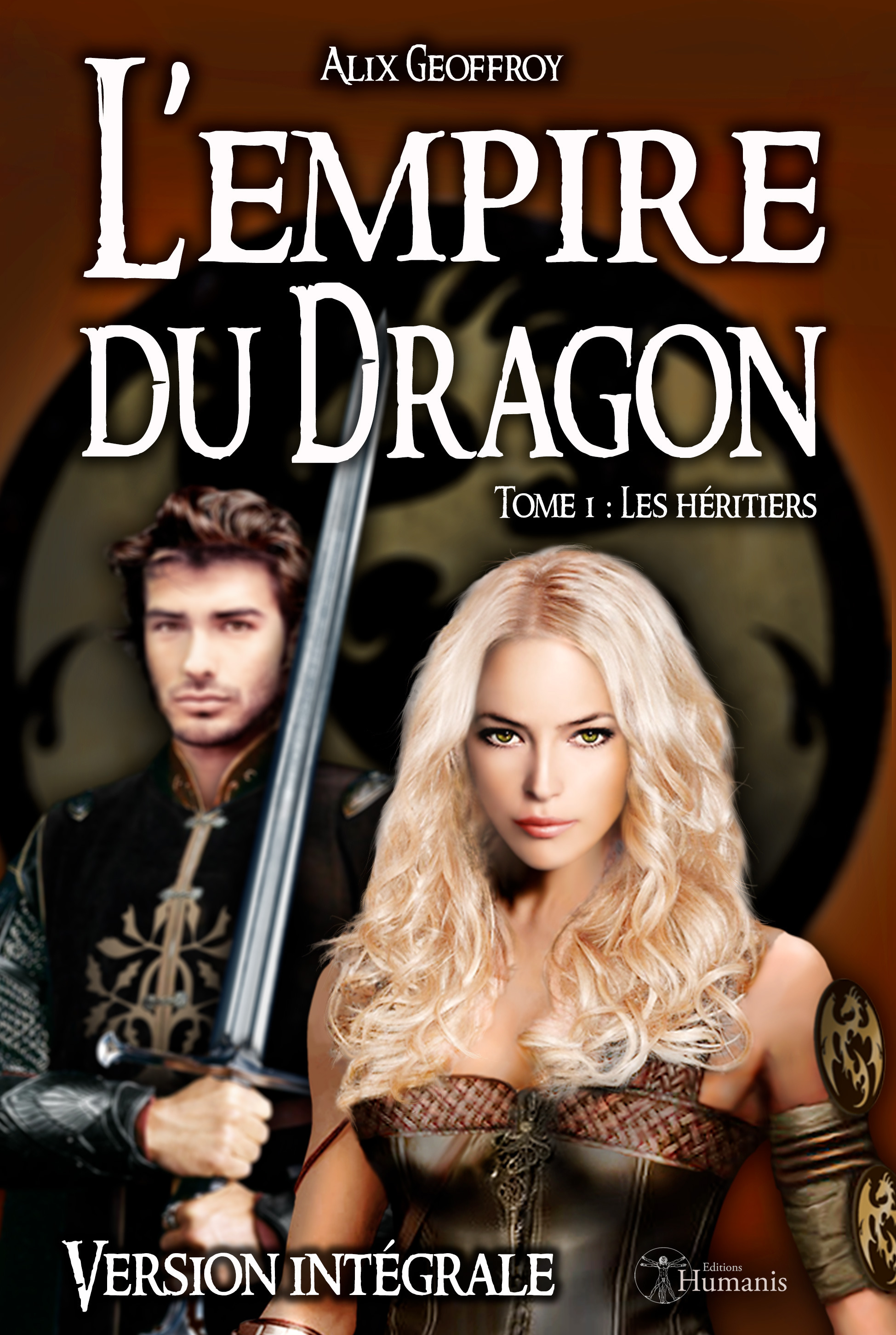Couverture ebook de L'Empire du Dragon - Tome 1 : Les héritiers - Version intégrale, de Alix Geoffroy