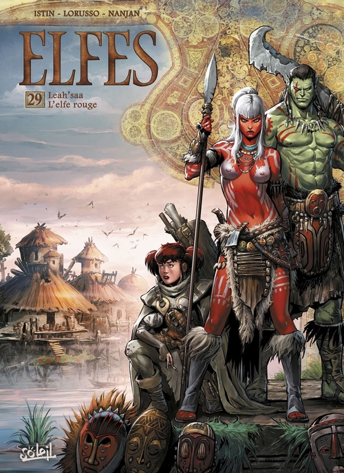ebook cover of Elfes T29 - Lea'saa l'elfe rouge, by Jean-Luc Istin
