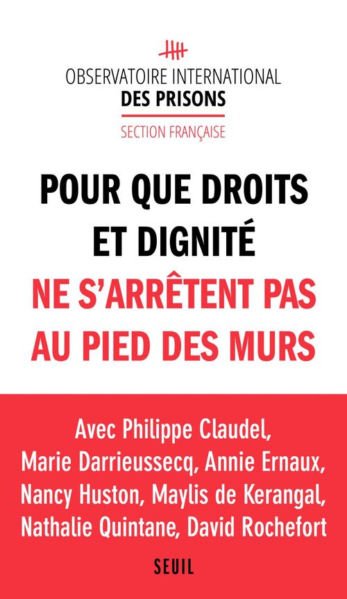 Couverture ebook de Pour que droits et dignité ne s'arrêtent pas au pied des murs, de Collectif
