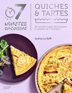 Couverture ebook de Quiches & tartes, de Le Goff Audrey