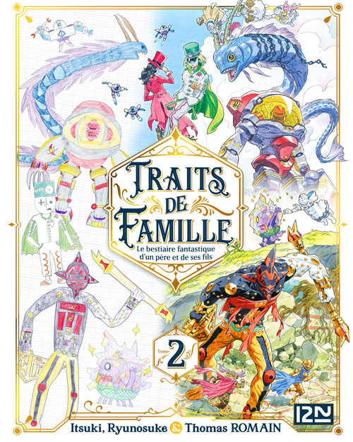 ebook cover of Traits de famille - tome 2, by Itsuki Romain, Ryunosuke Romain, Thomas Romain