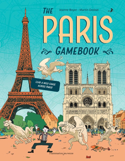 Couverture ebook de The Paris Gamebook, de Jeanne Boyer, Martin Desbat