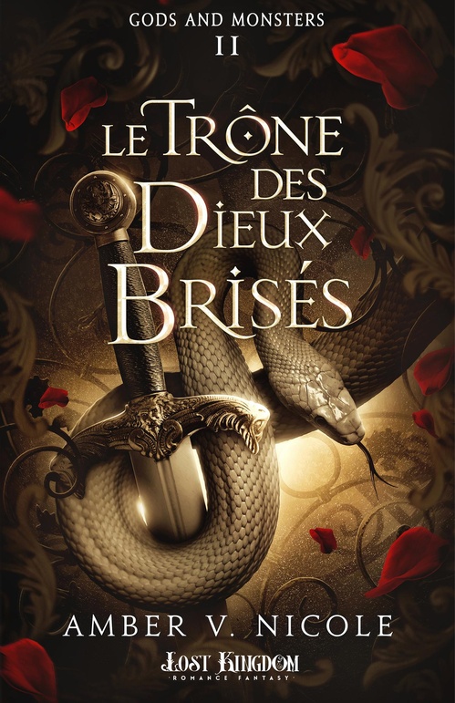 ebook cover of Le Trône des Dieux Brisés, by Amber V. Nicole