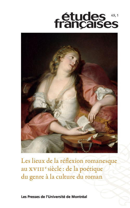 Couverture ebook de Études françaises. Volume 49, numéro 1, 2013, de Geneviève Boucher, Yves Citton, Ugo Dionne, Michel Fournier, Jan Herman, Pierre-Olivier Brodeur, Jean-paul Sermain