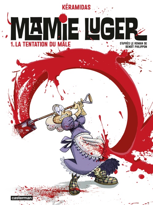 Couverture ebook de Mamie Luger (Tome 1) - La tentation du mâle, de Benoît Philippon, Nicolas Kéramidas