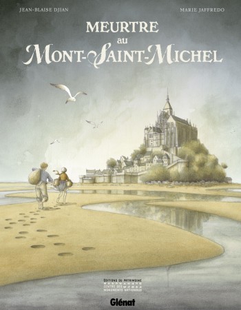Couverture ebook de Meurtre au Mont-Saint-Michel, de Jean-Blaise Djian, Marie Jaffredo