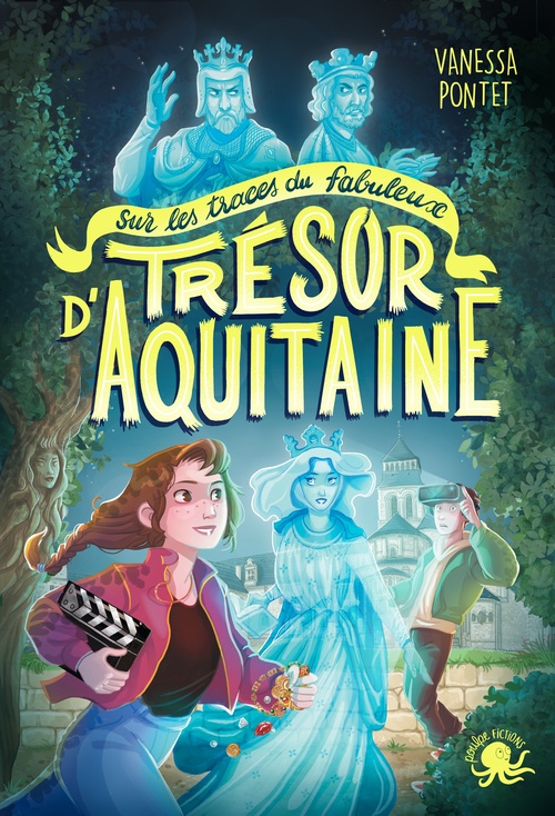 Couverture ebook de Sur les traces du fabuleux trésor d'Aquitaine, de Vanessa Pontet