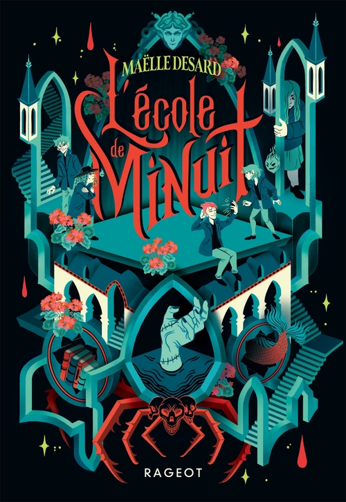 Couverture ebook de L'école de minuit, de Maëlle Desard