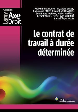 Couverture ebook de Le contrat de travail à durée déterminée, de Collectif
