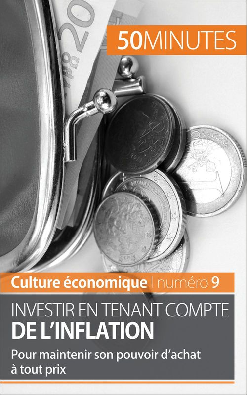 Couverture ebook de Investir en tenant compte de l'inflation, de Guillaume Steffens