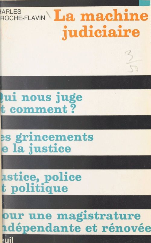 Couverture ebook de La machine judiciaire, de Charles Laroche-Flavin