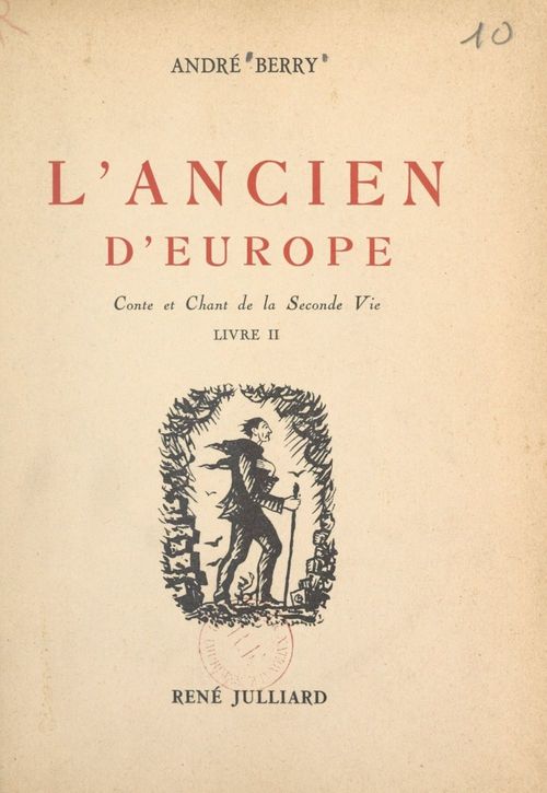 Couverture ebook de Conte et chant de la seconde vie (2). L'ancien d'Europe, de Andre Berry
