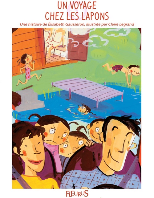 ebook cover of Un voyage chez les Lapons, by Elisabeth Gausseron, Claire Legrand