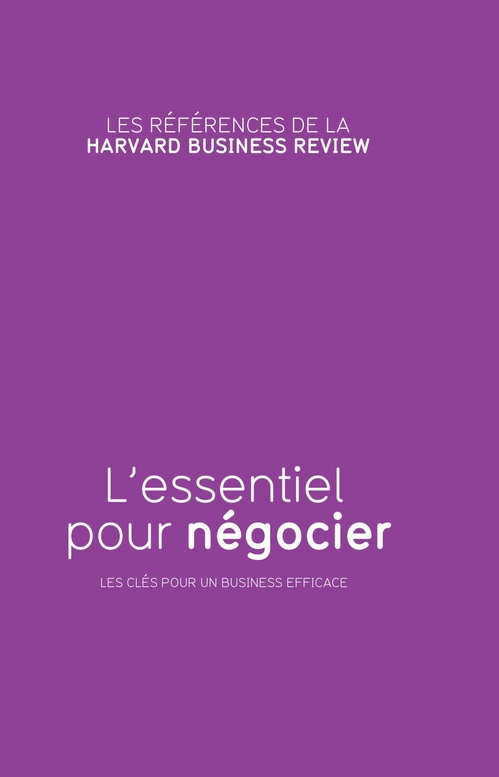 Couverture ebook de L'essentiel pour négocier, de Richard Luecke, Michel Watkins