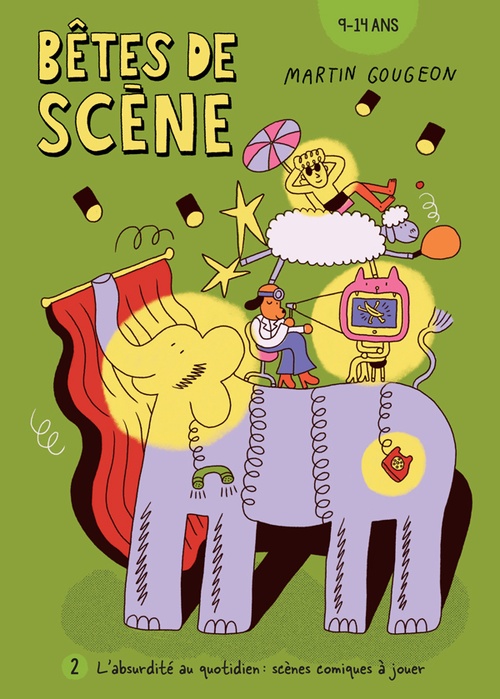 Couverture ebook de L'absurdité au quotidien: scènes comiques à jouer, de Martin Gougeon
